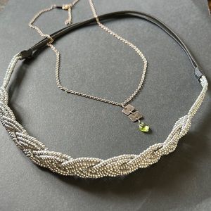 Braided Beaded Headband and Necklace 💕